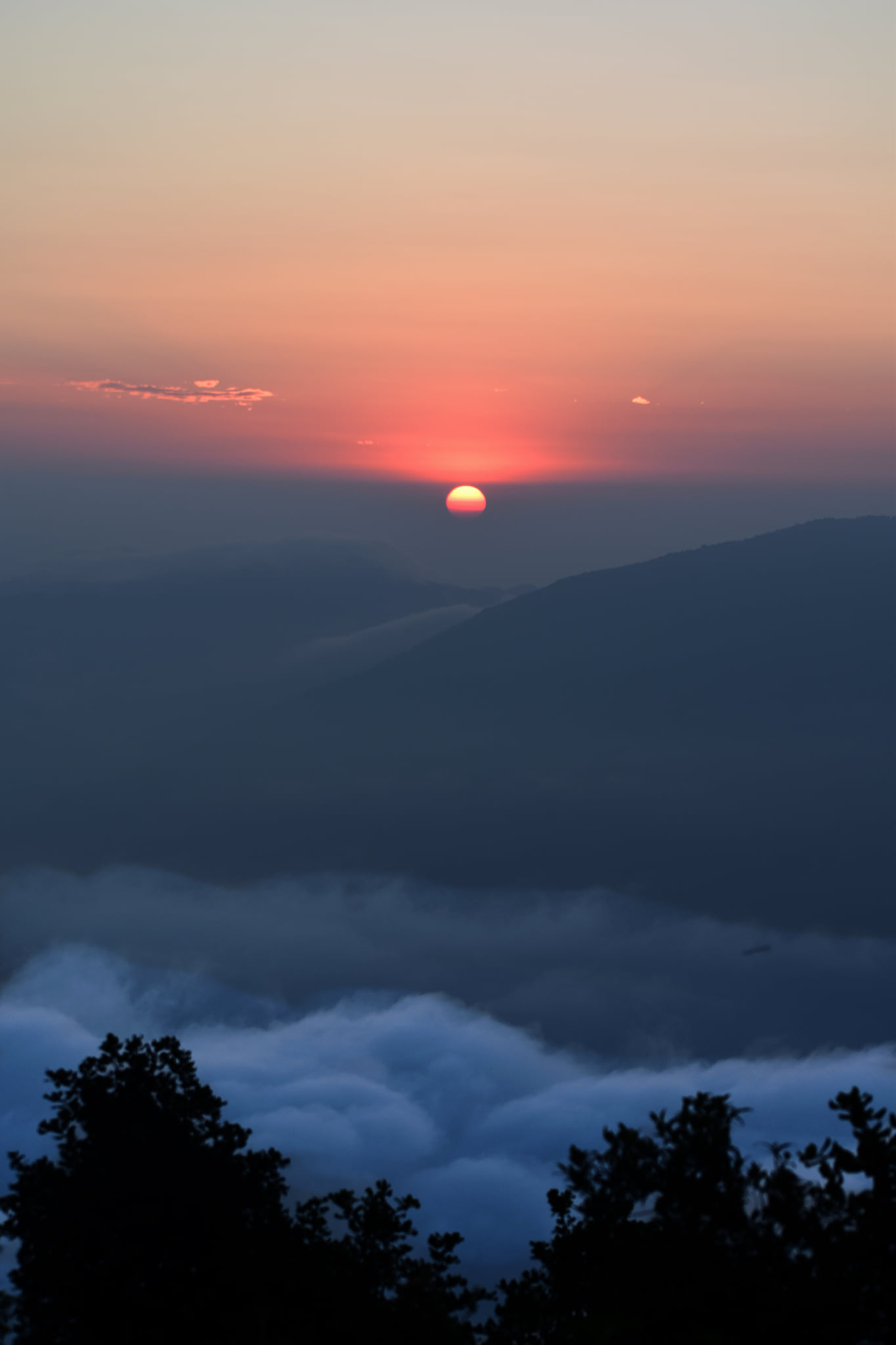 Sunset Over the Sea